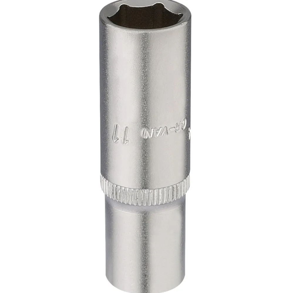 Elora Deep Socket, 1/4" Sq. Dr., 11mm