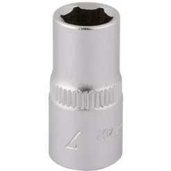 Elora Hexagon Socket, 1/4" Sq. Dr., 7mm