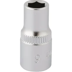 Elora Hexagon Socket, 1/4" Sq. Dr., 6mm