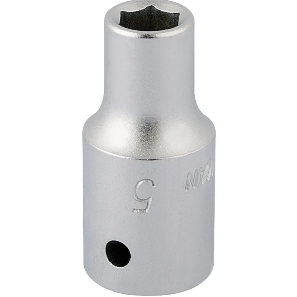 Elora Hexagon Socket, 1/4" Sq. Dr., 5mm