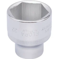 Elora Hexagon Socket, 1/2" Sq. Dr., 32mm