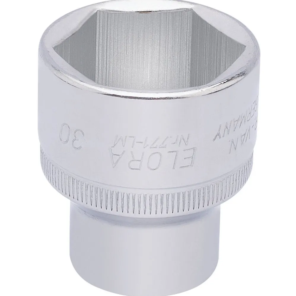 Elora Hexagon Socket, 1/2" Sq. Dr., 30mm