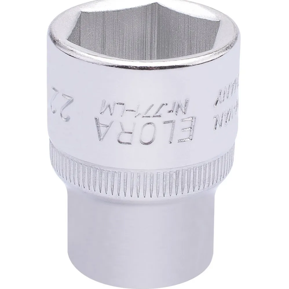 Elora Hexagon Socket, 1/2" Sq. Dr., 22mm