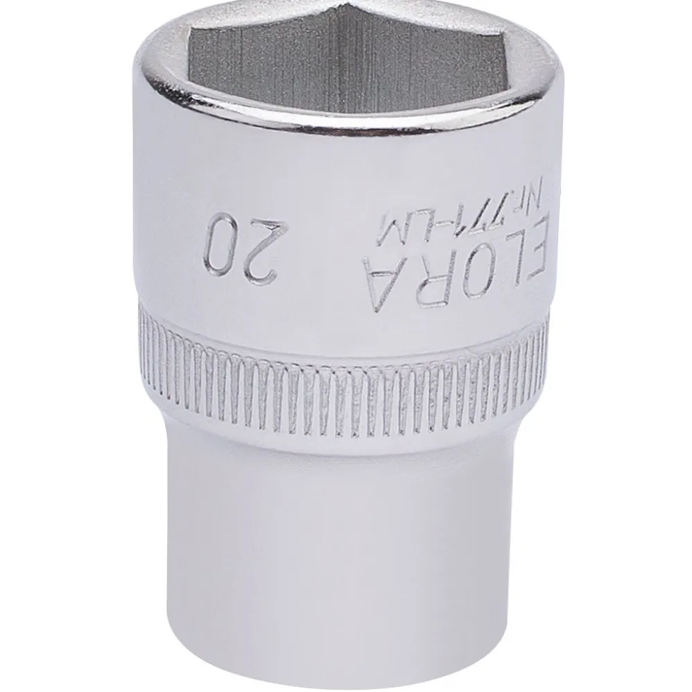 Elora Hexagon Socket, 1/2" Sq. Dr., 20mm