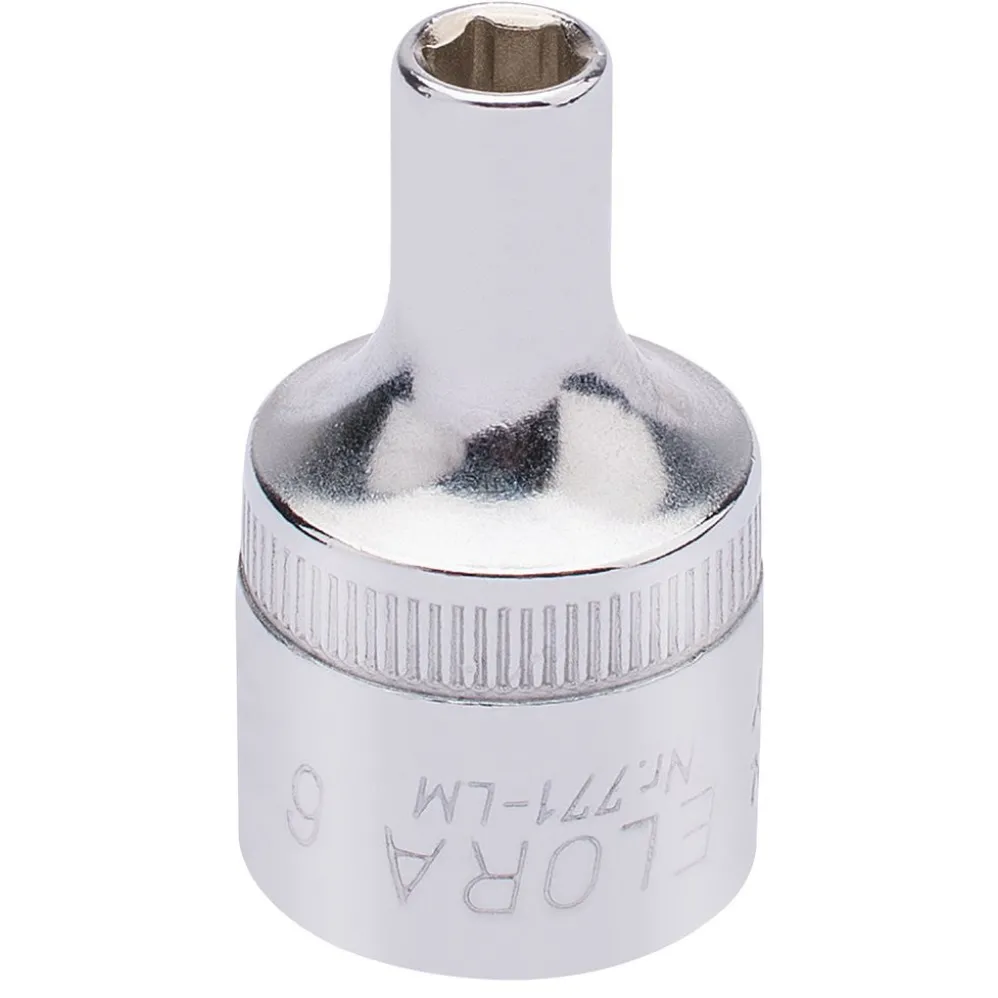 Elora Hexagon Socket, 1/2" Sq. Dr., 6mm