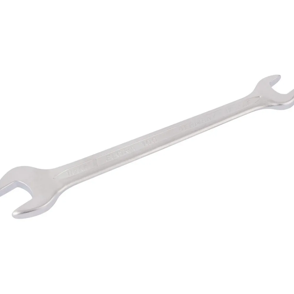 Elora Long Imperial Double Open End Spanner, 7/16 x 1/2"