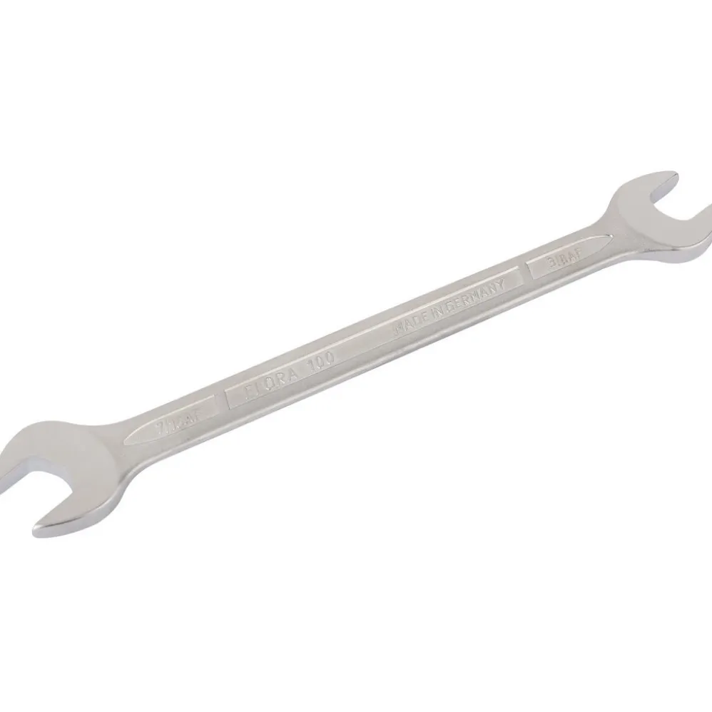 Elora Long Imperial Double Open End Spanner, 3/8 x 7/16"