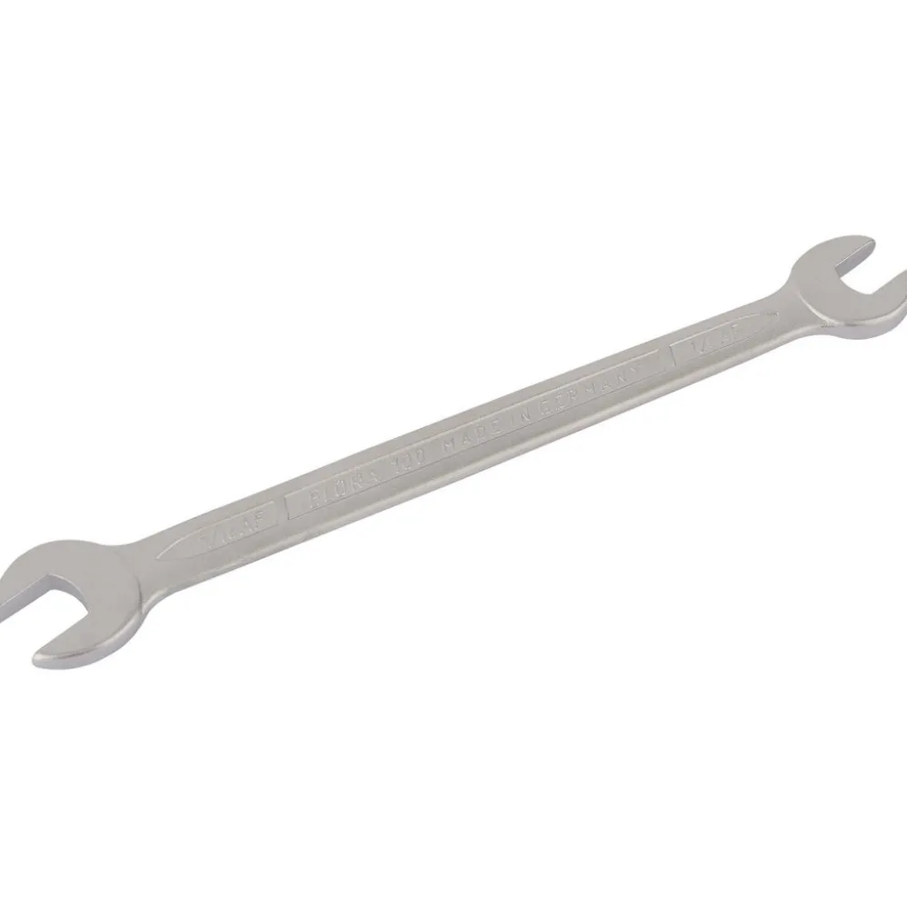 Elora Long Imperial Double Open End Spanner, 1/4 x 5/16"
