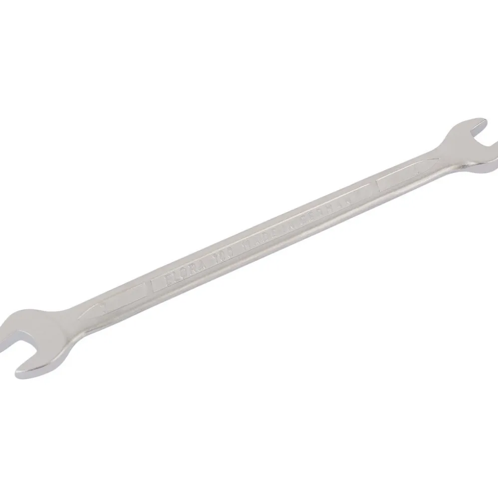 Elora Long Metric Double Open End Spanner, 6 x 7mm