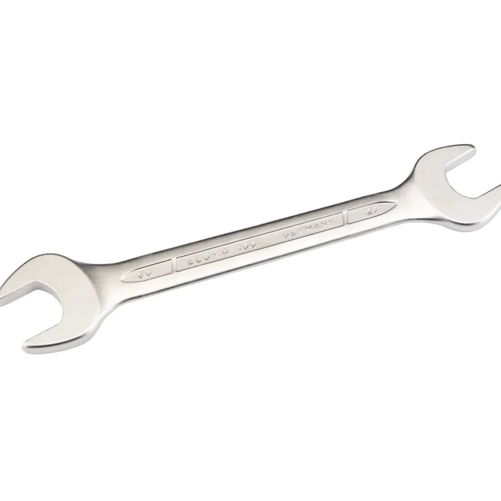 Elora Long Metric Double Open End Spanner, 27 x 30mm