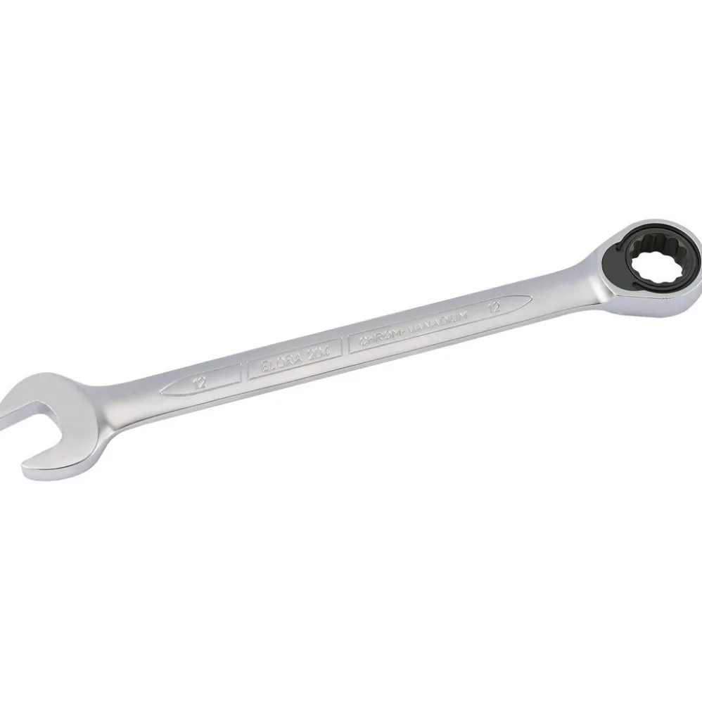 Elora Metric Ratcheting Combination Spanner, 12mm