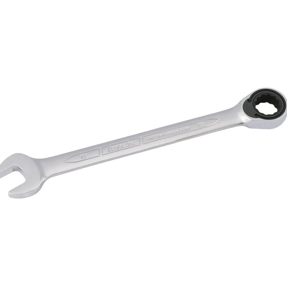 Elora Metric Ratcheting Combination Spanner, 13mm