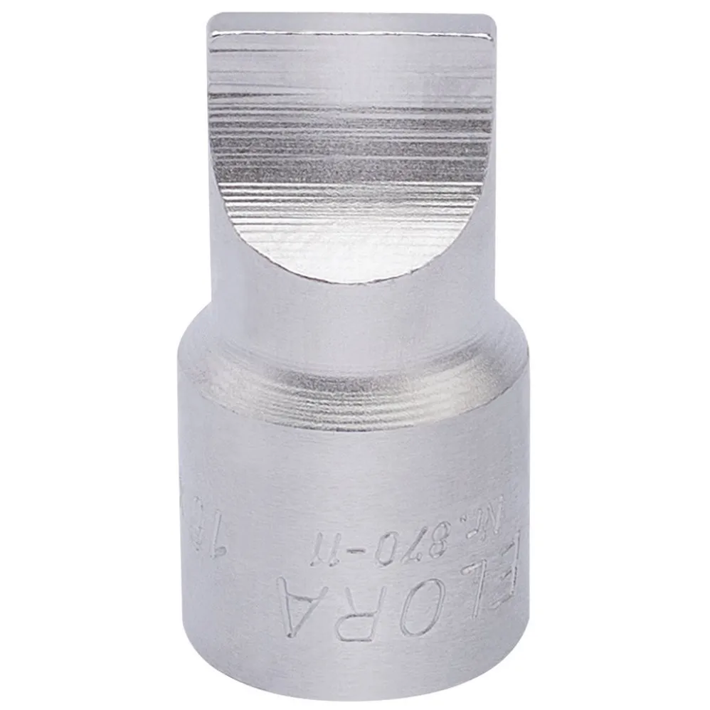 Elora Plain Slot Screwdriver Socket, 3/8" Sq. Dr., 3mm