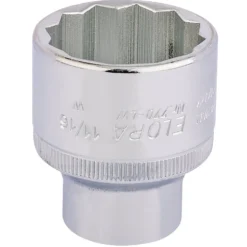 Elora Whitworth Bi-Hexagon Socket, 1/2" Sq. Dr., 11/16"