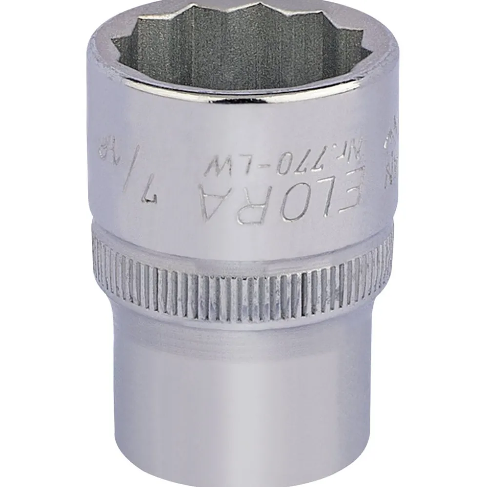 Elora Whitworth Bi-Hexagon Socket, 1/2" Sq. Dr., 7/16"