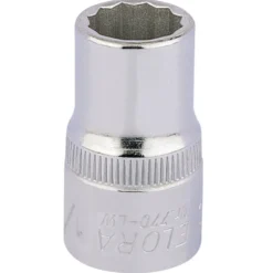 Elora Whitworth Bi-Hexagon Socket, 1/2" Sq. Dr., 1/4"