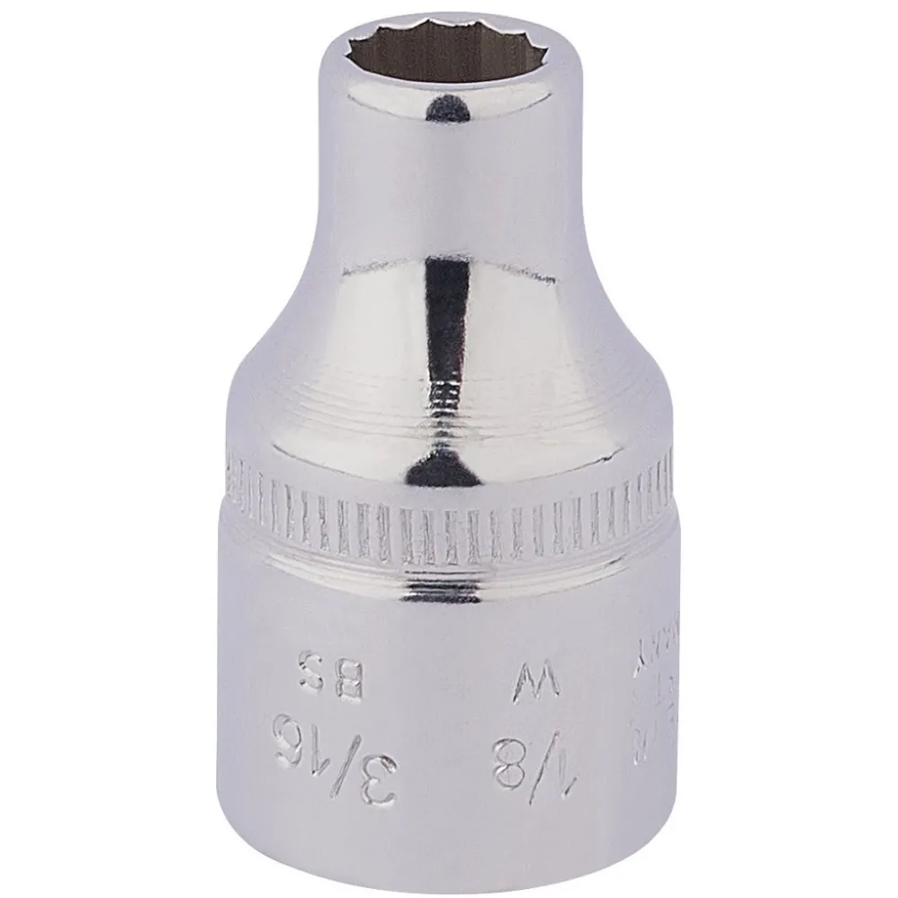 Elora Whitworth Bi-Hexagon Socket, 1/2" Sq. Dr., 1/8"