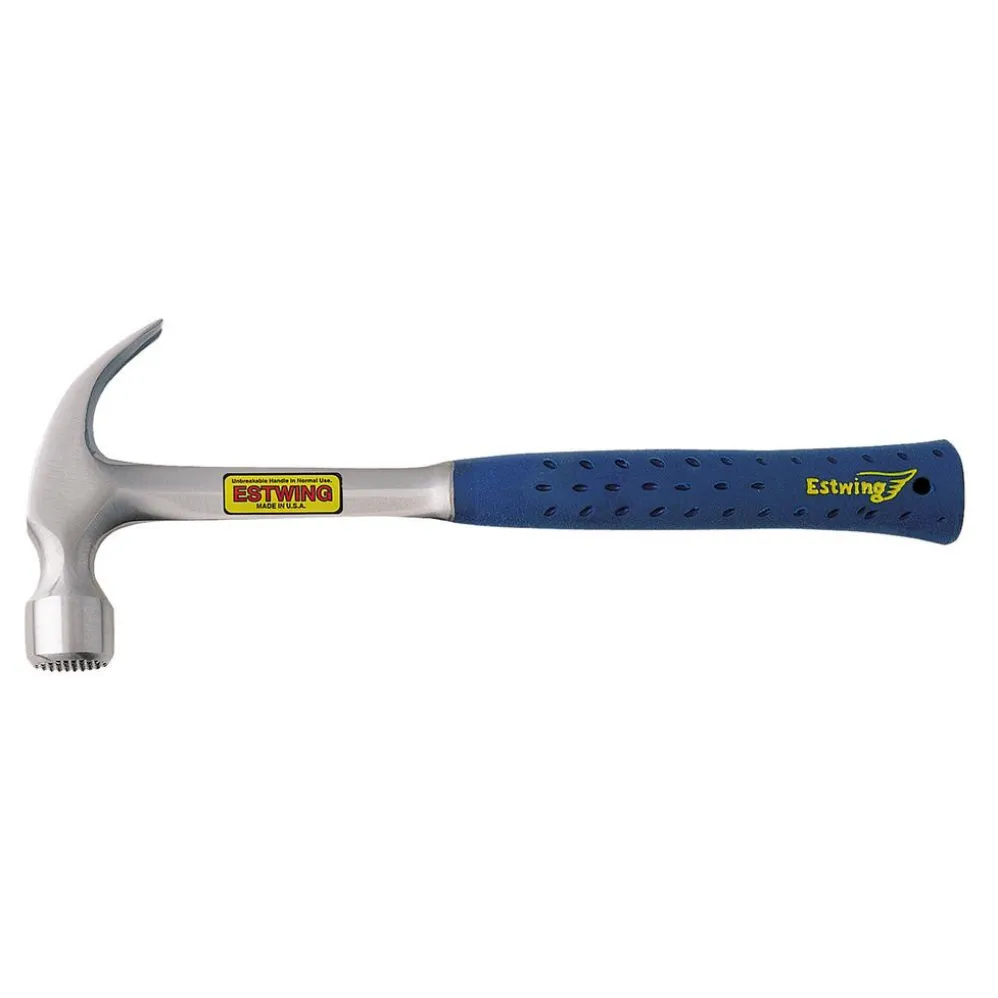 Estwing E3-22CR Smooth Face Curved Framing Hammer, 22oz/616g