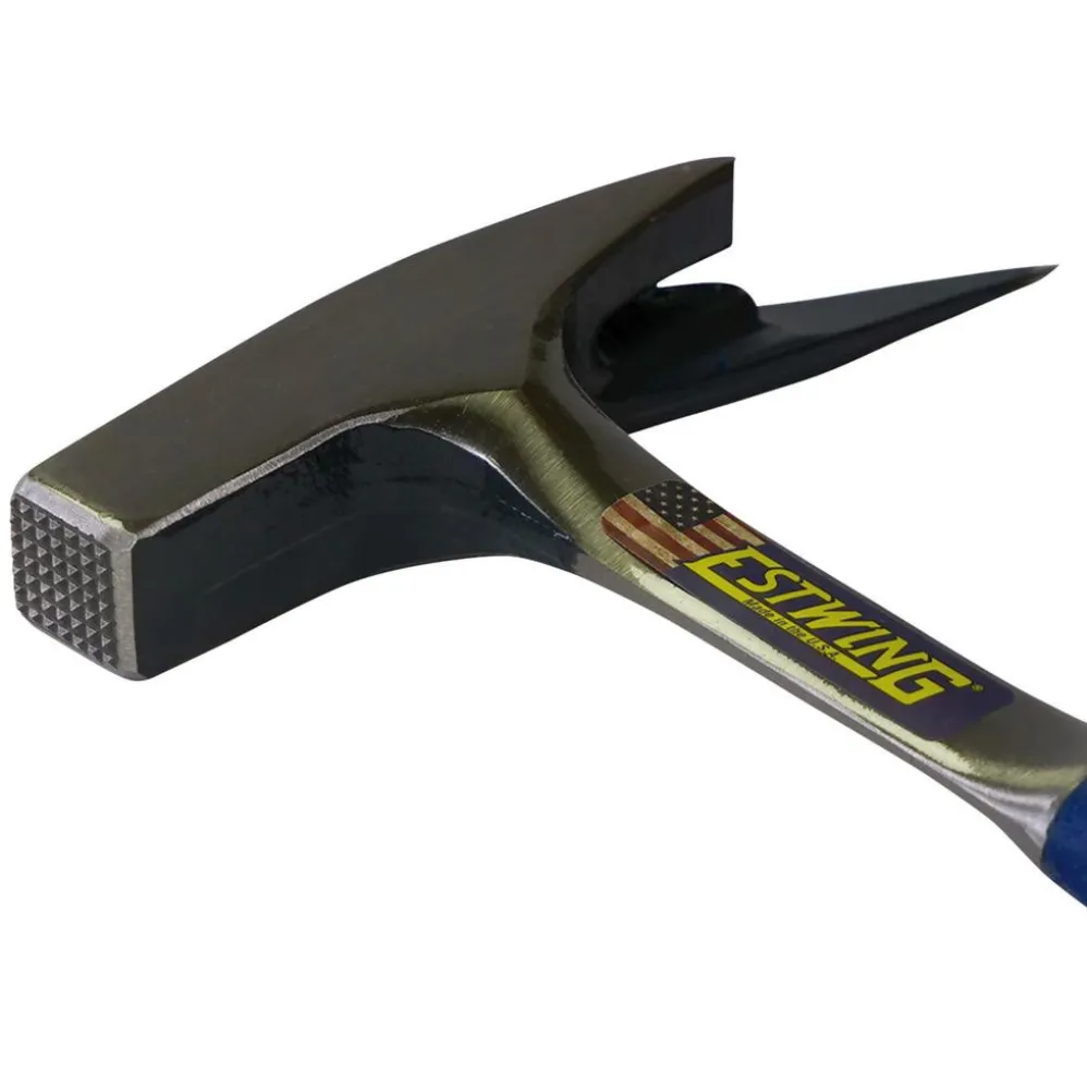 Estwing E3-239MM Magnetised Milled Face Roofers Pick Hammer (German Pattern), 21oz/600g