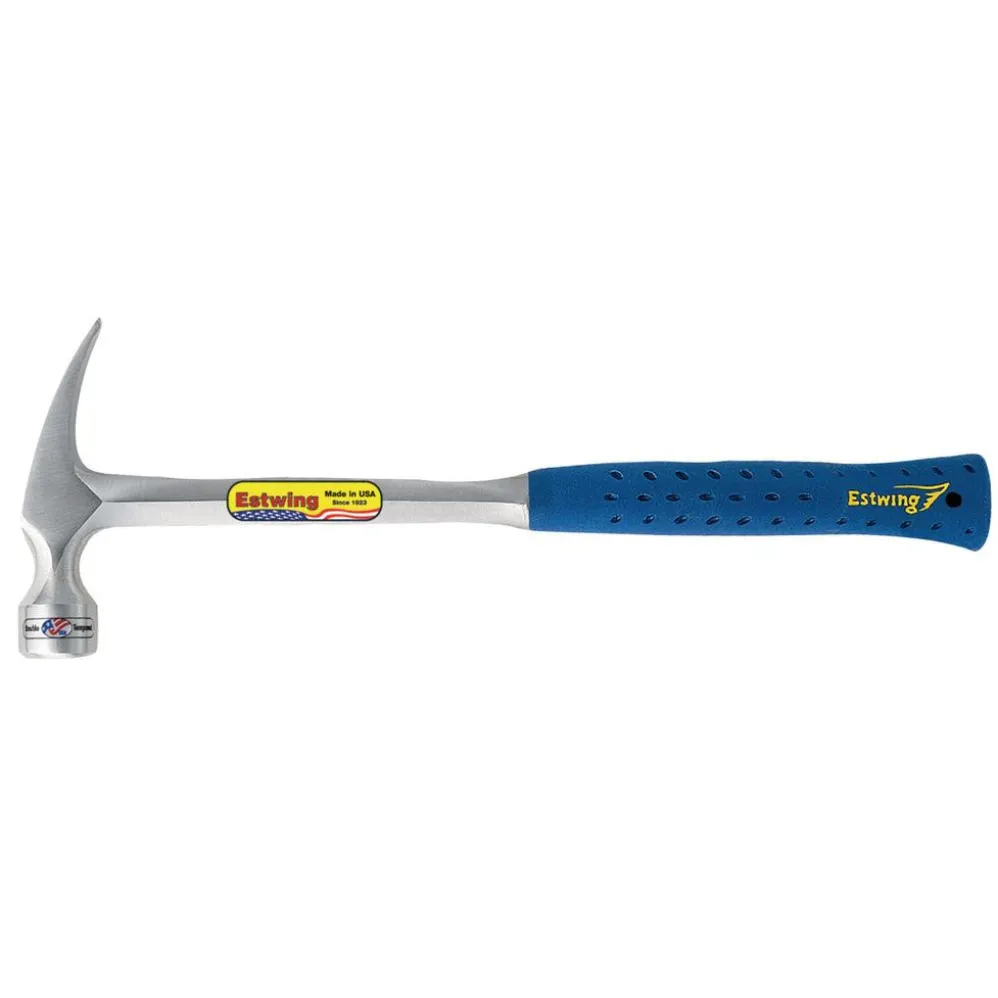 Estwing E3-22SM Milled Face Straight Framing Hammer, 22oz/616g, 16"
