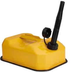Explosafe Flat Steel Fuel Can, 5L, Yellow