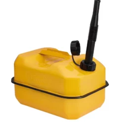 Explosafe Flat Steel Fuel Can, 10L, Yellow