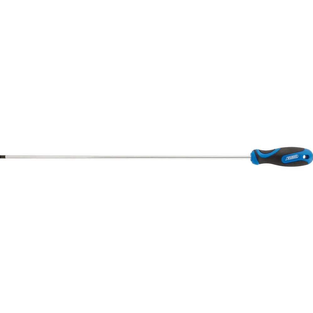 Extra Long Reach Soft Grip PZ Type Screwdriver, No.2 x 450mm