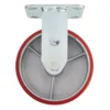 Fixed Plate Fixing Heavy Duty Polyurethane Wheel, 160mm Diameter, S.W.L. 400kg