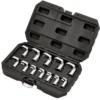 Flexible Crowfoot Socket Wrench Set, 3/8" Sq. Dr. (12 Piece)