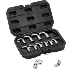 Flexible Crowfoot Socket Wrench Set, 3/8