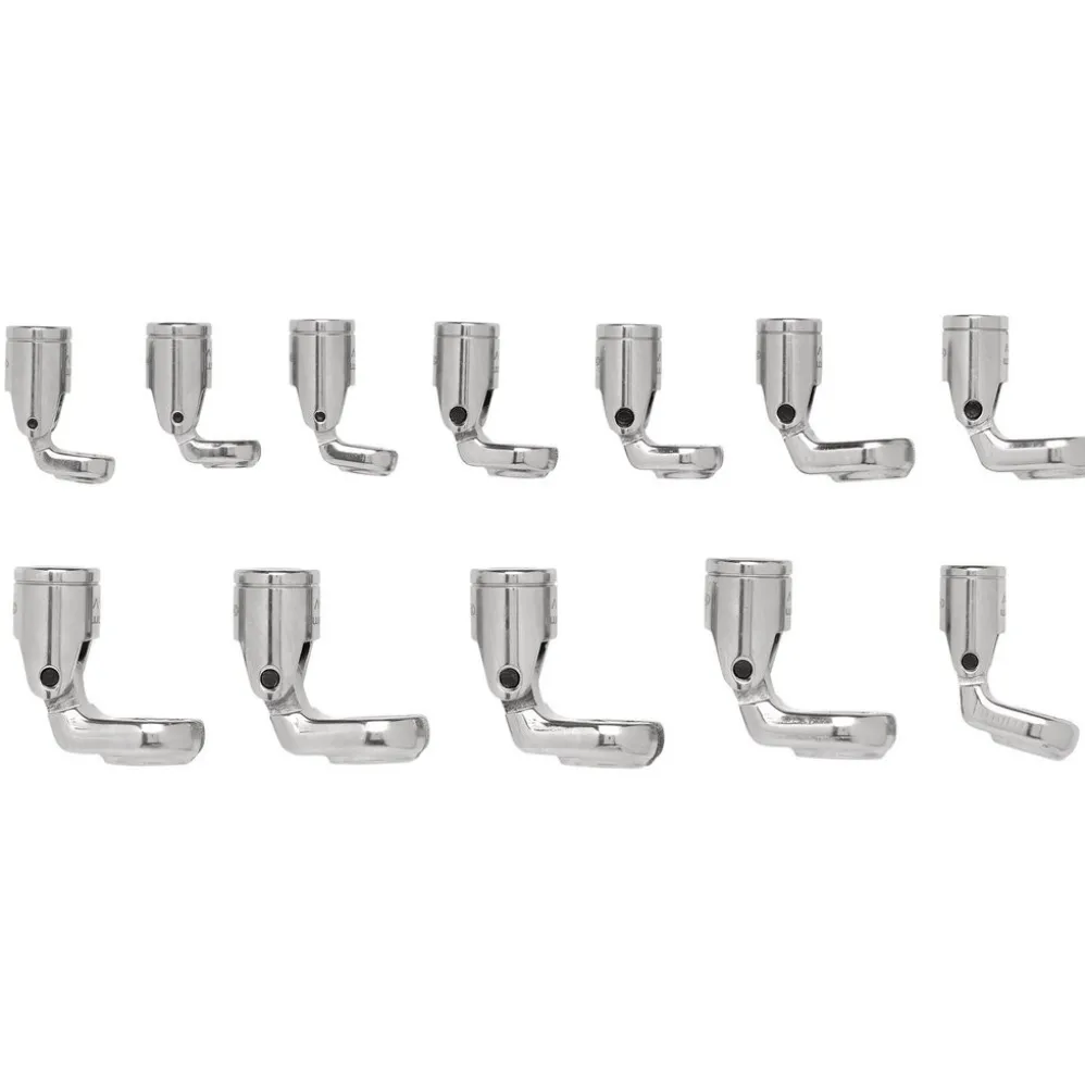 Flexible Crowfoot Socket Wrench Set, 3/8" Sq. Dr. (12 Piece)