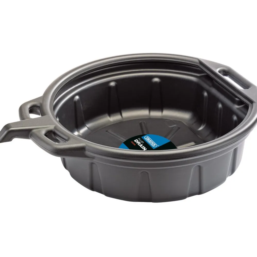 Fluid Drain Pan, 16L, Black