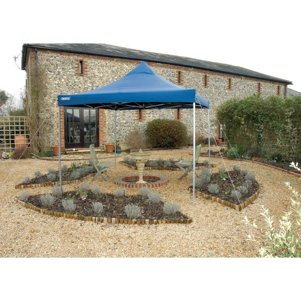 Folding Gazebo, 3 x 3m, Blue