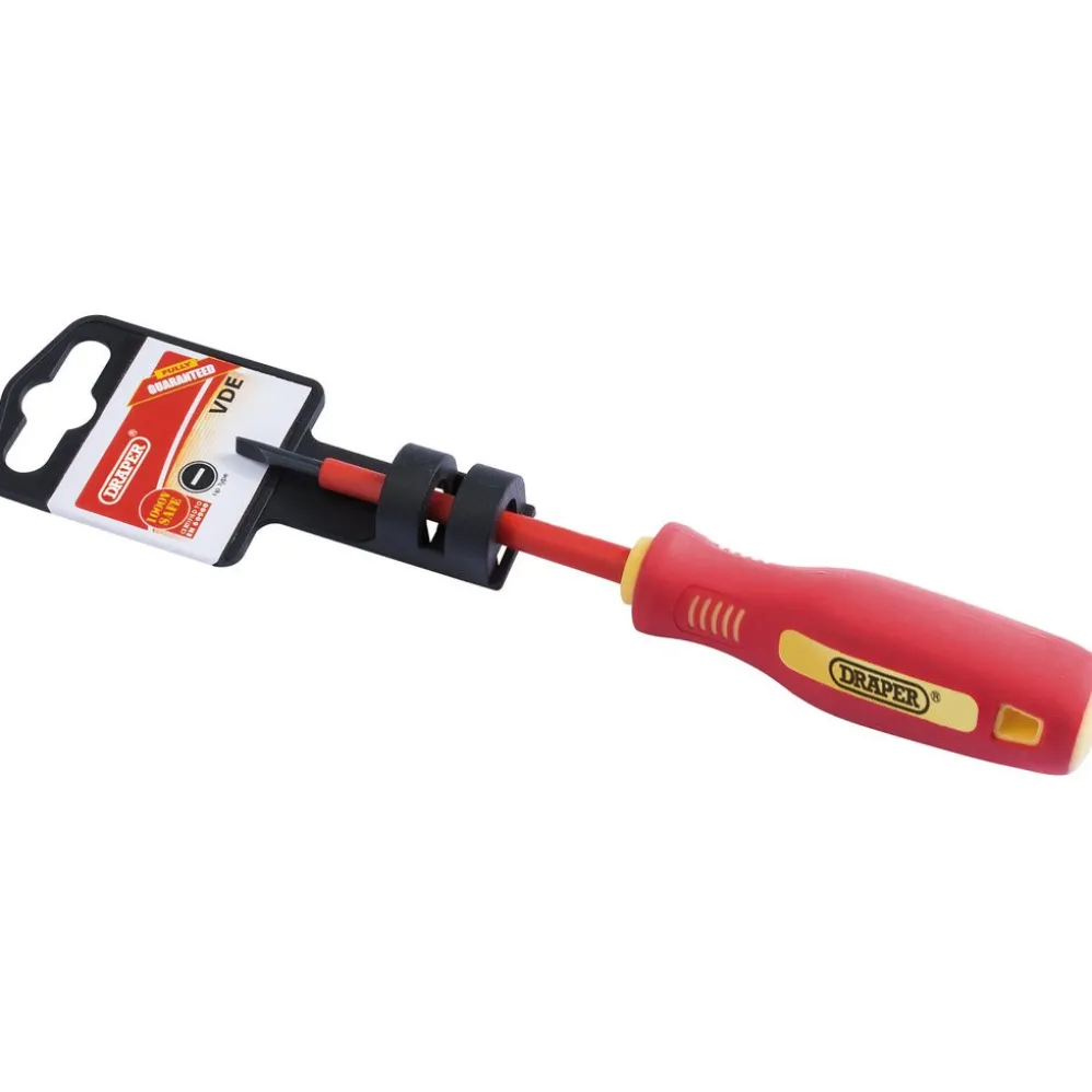 Fully Insulated Plain Slot Screwdriver, 2.5 x 75mm