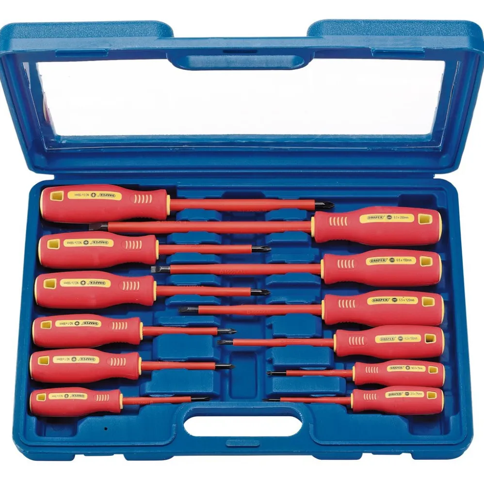 Fully Insulated Screwdriver Set (12 Piece)