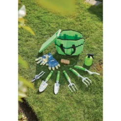 Garden Tool Set with Floral Pattern (11 Piece)