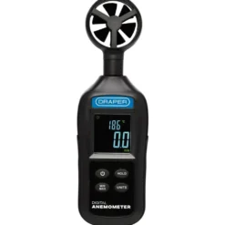 Handheld Digital Anemometer - Wind Speed and Temperature Meter, 0.4-30m/s and -20 to +70°C