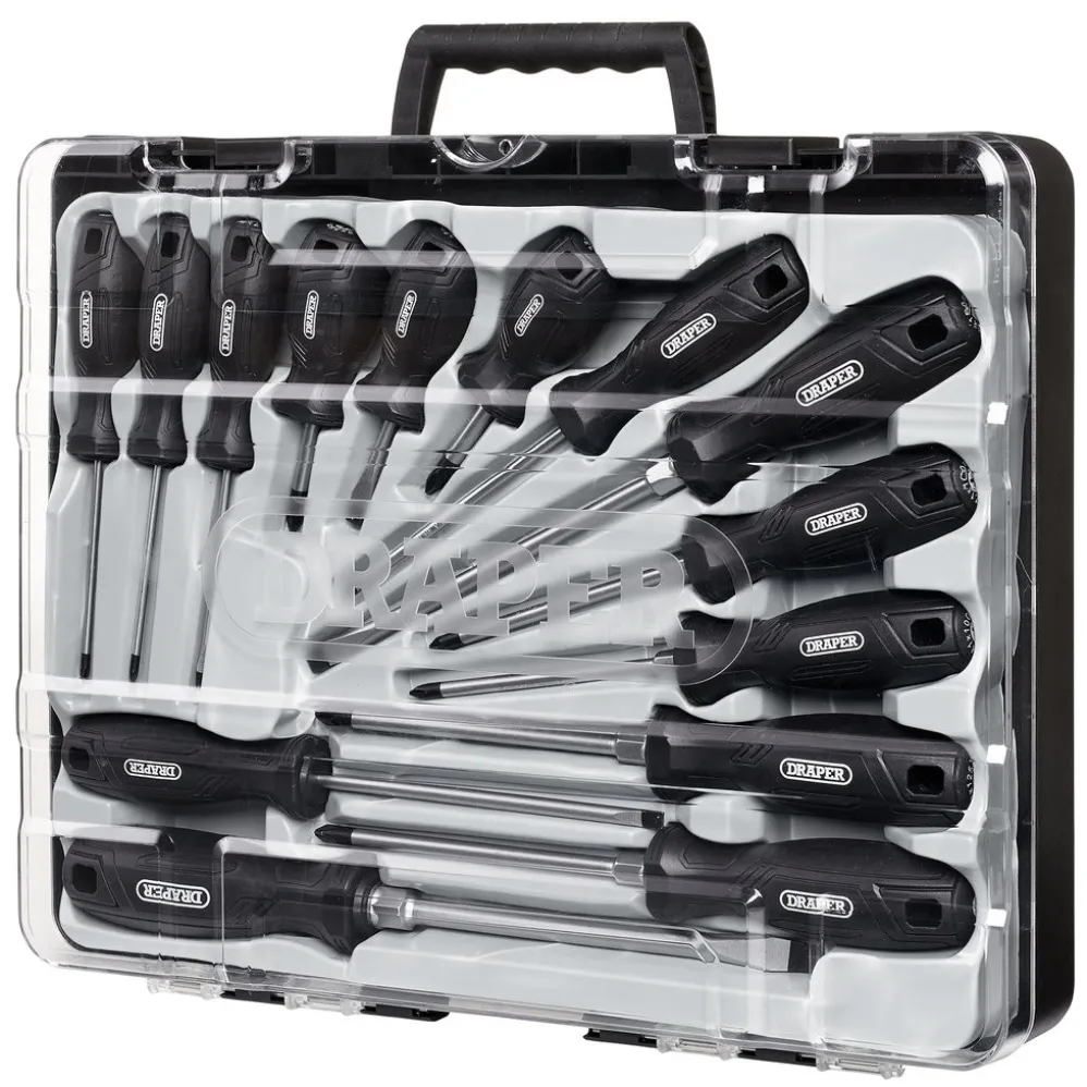 Hard Grip Screwdriver Set (14 Piece)
