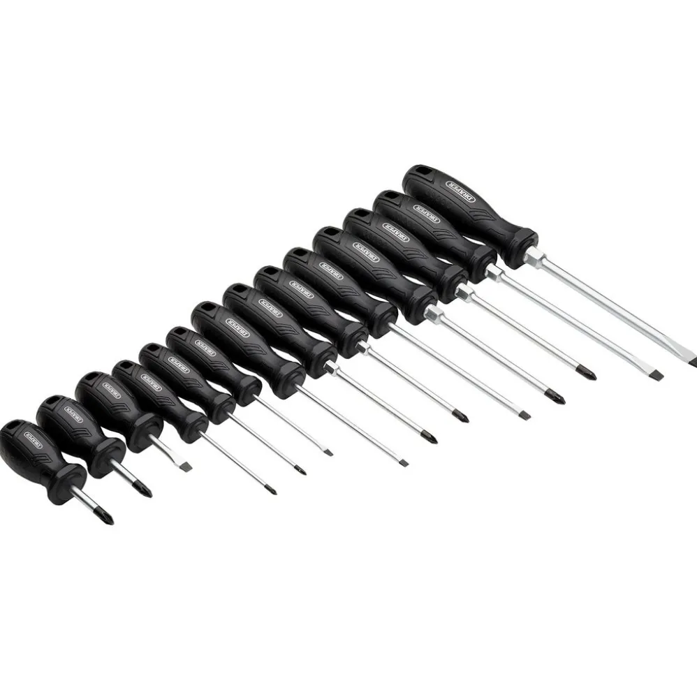 Hard Grip Screwdriver Set (14 Piece)