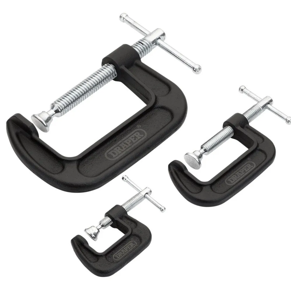 Heavy Duty G-Clamp Set (3 Piece)