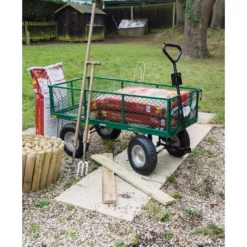 Heavy Duty Steel Mesh Cart,450kg