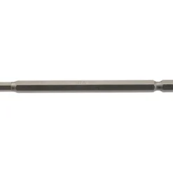 Hexagonal Insert Bit, 5mm, 1/4" Hex, 100mm Long (Pack of 1)