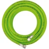 High Visibility Hybrid Air Hose, 10m x 8mm, 1/4" BSP, Green
