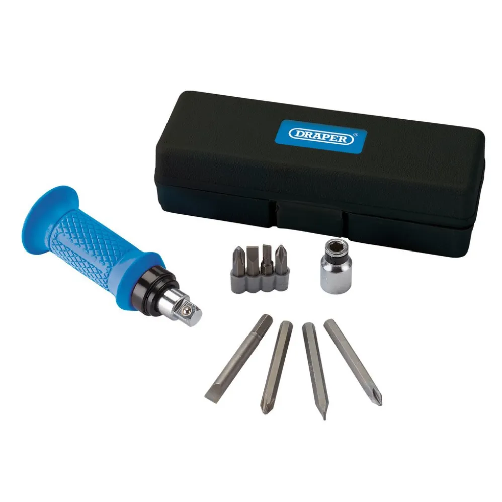 Impact Screwdriver Set, 1/2" Sq. Dr., 162mm (10 Piece)