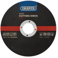 Inox Flat Metal Cutting Discs, 115 x 22.2 x 1.2mm (Pack of 10)