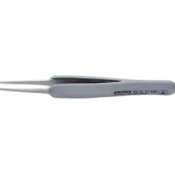 KNIPEX 92 21 11 ESD Precision Tweezers with rubber handles ESD, 123mm