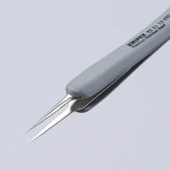 KNIPEX 92 21 13 ESD Precision Tweezers with rubber handles ESD, 112mm