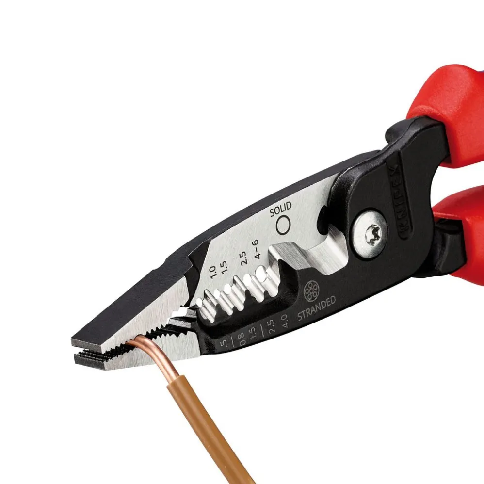 KNIPEX 13 72 200 ME Wire Stripper with Multi-Component Grips, 200mm