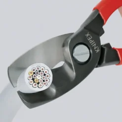 KNIPEX 95 11 200 SB Cable Shears with Twin Cutting Edge, 200mm