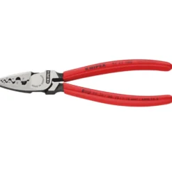 KNIPEX 97 71 180 SB Crimping Pliers for Wire Ferrules, 180mm